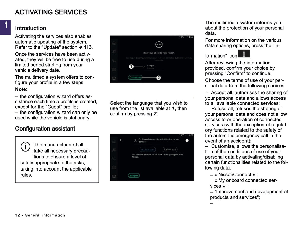 2026 Nissan Micra NissanConnect Infotainment Manual | English
