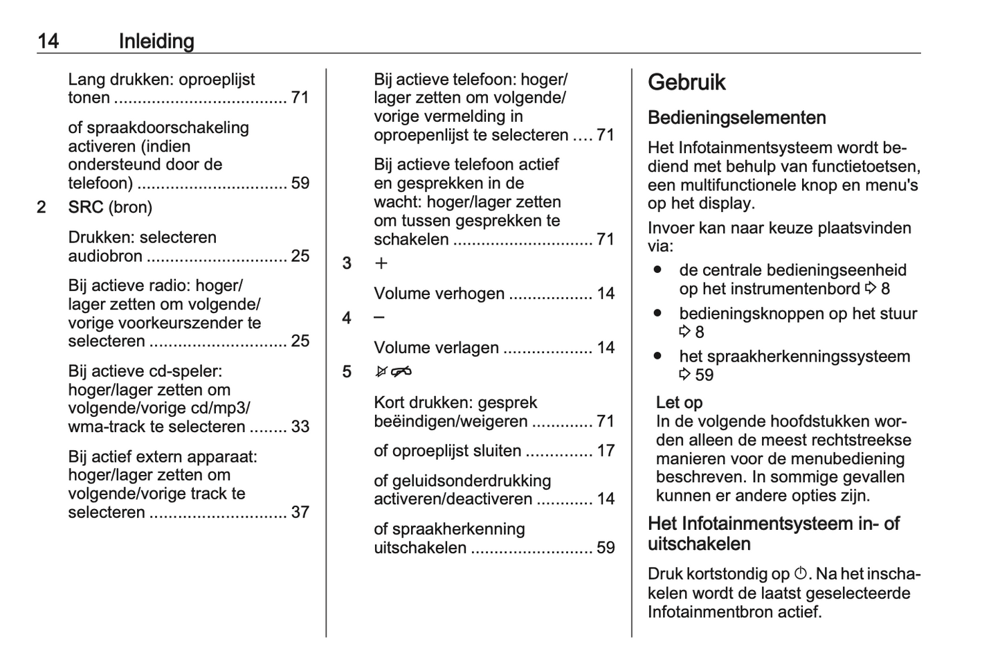 2016 Opel Cascada Infotainment Manual | Dutch