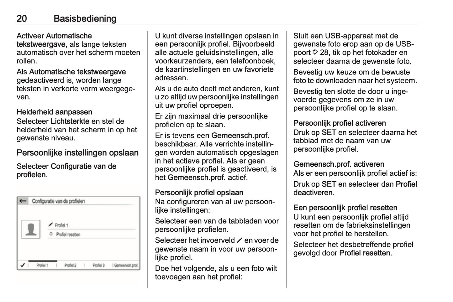 2018 Opel Crossland X Infotainment Manual | Dutch