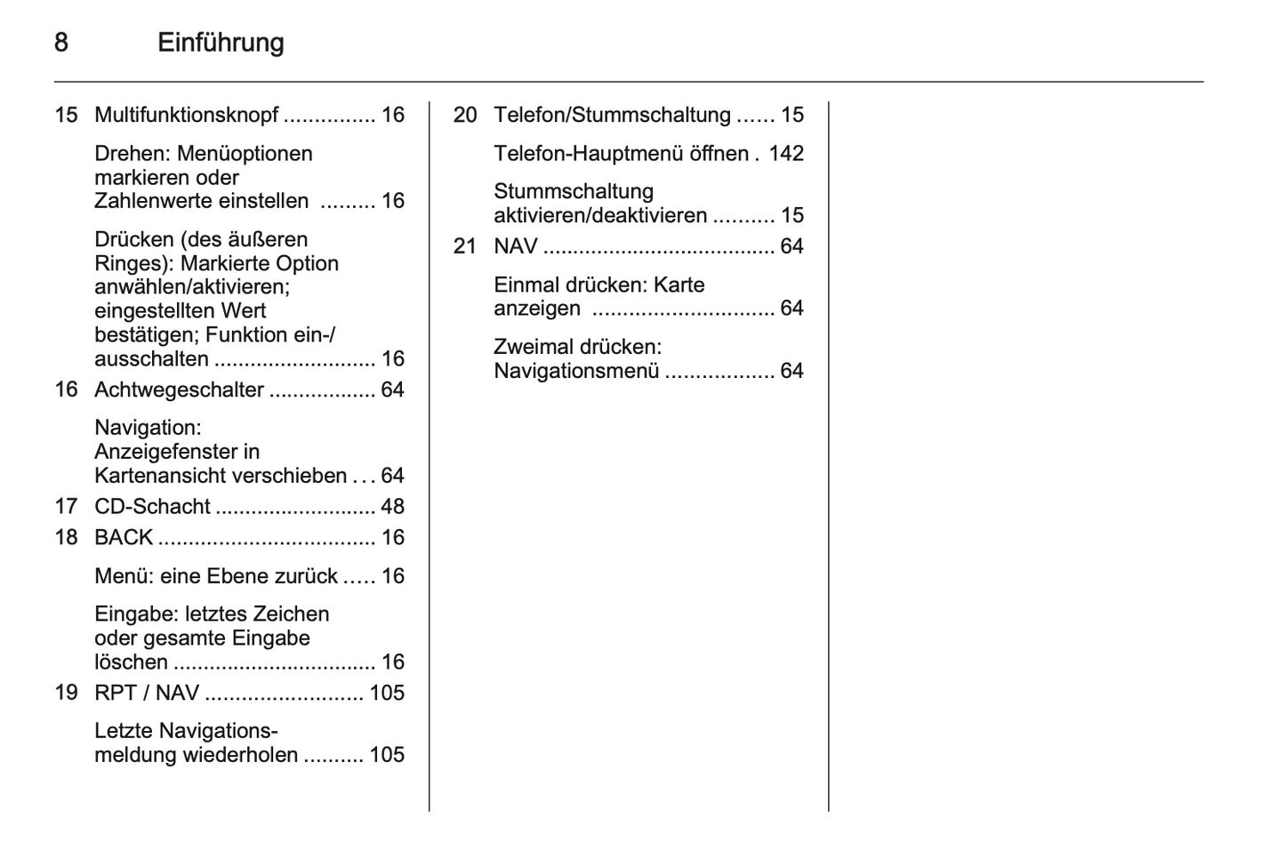 2012 Opel Zafira Tourer Infotainment-Handbuch | Deutsch