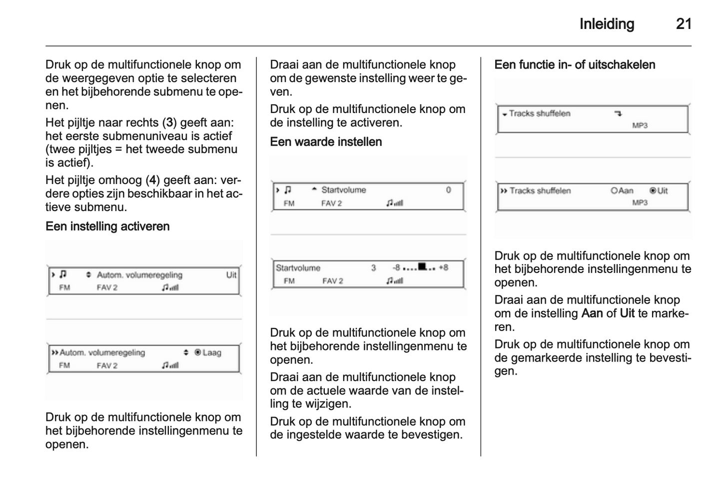 2013 Opel Zafira Tourer Infotainment Manual | Dutch