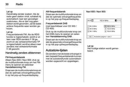 2013 Opel Zafira Tourer Infotainment Manual | Dutch