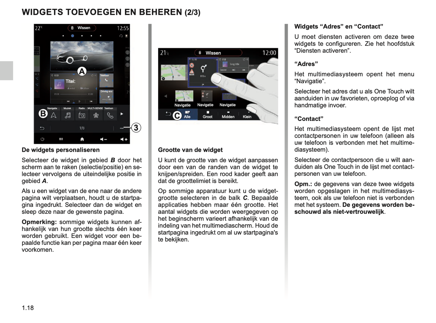 2023-2024 Renault Easy Connect/Easy Link Infotainment Handleiding | Nederlands