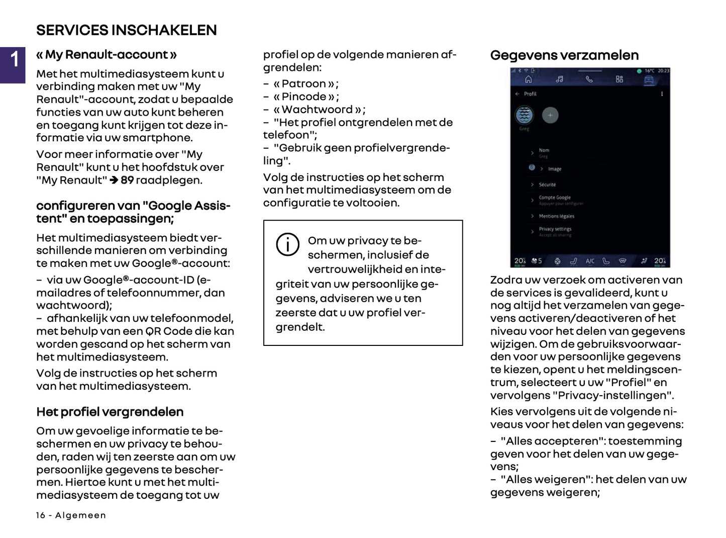 2025-2026 Renault Open R Link Infotainment Manual | Dutch