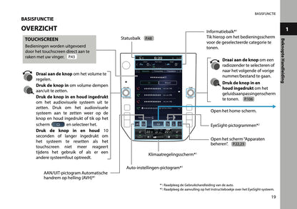 2025 Subaru Forester Infotainment Manual | Dutch