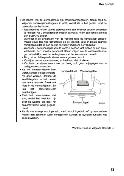 2022 Subaru Outback EyeSight Manual | Dutch