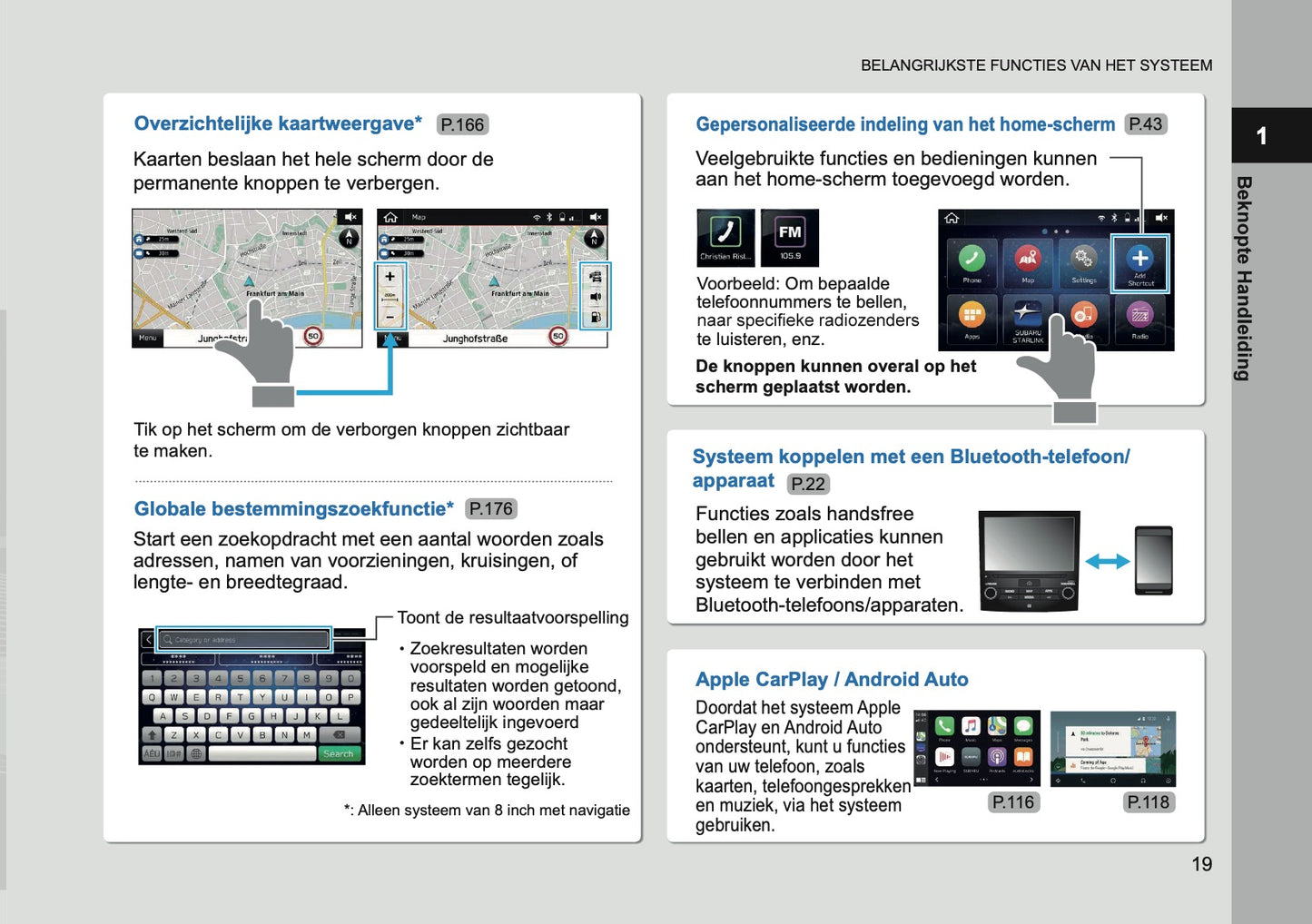 2024 Subaru XV e-BOXER Infotainment Manual | Dutch