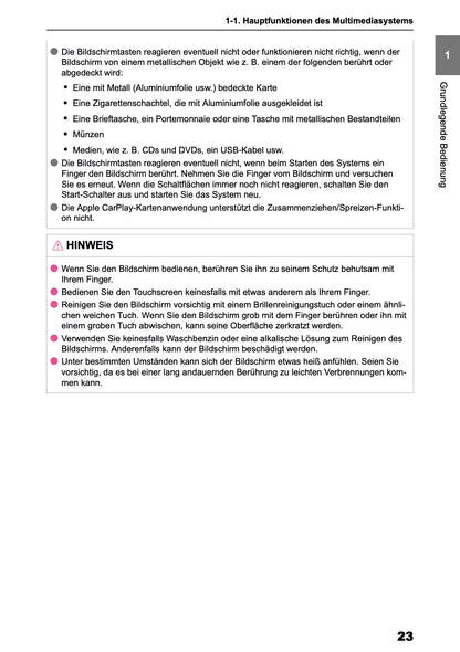 2025-2026 Toyota Aygo X Navigation Manual | German