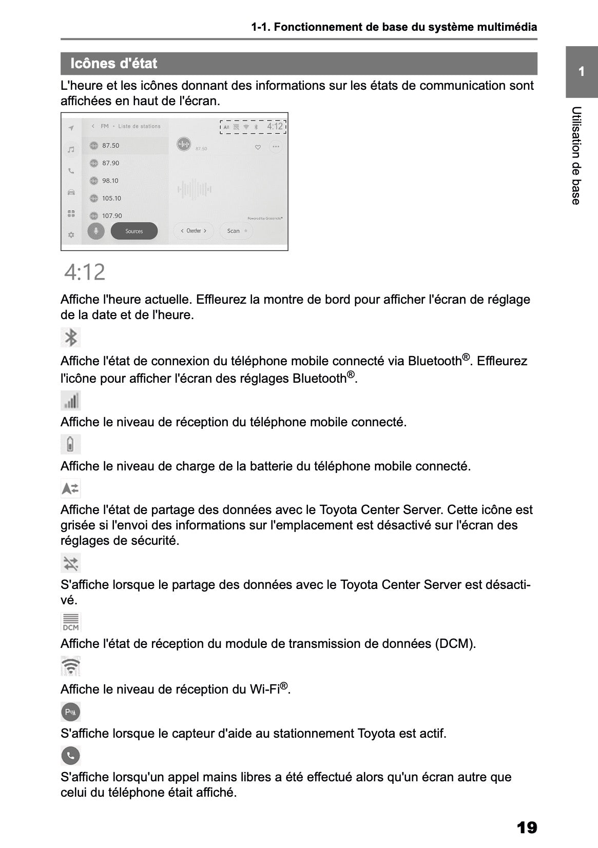 2025-2026 Toyota Aygo X Navigation Manual | French