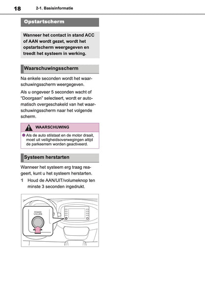 2022-2023 Toyota Aygo X Navigation Manual | Dutch