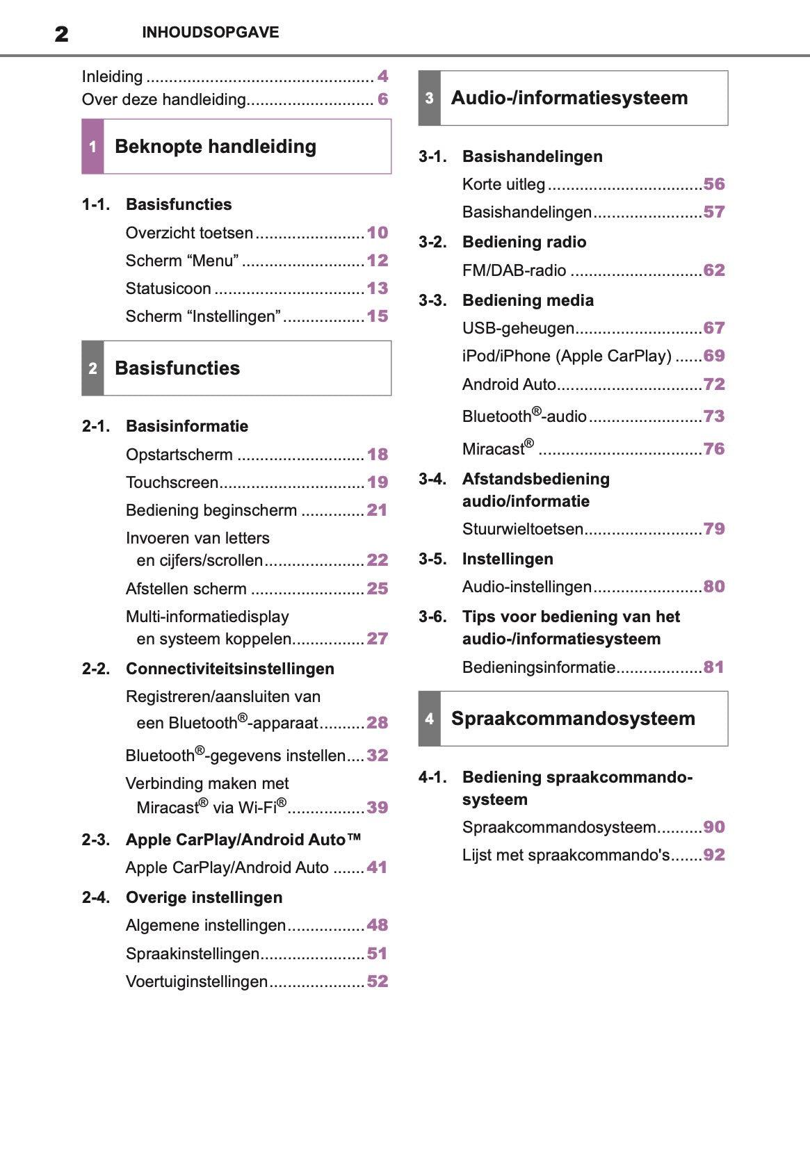 2022-2023 Toyota Aygo X Navigation Manual | Dutch