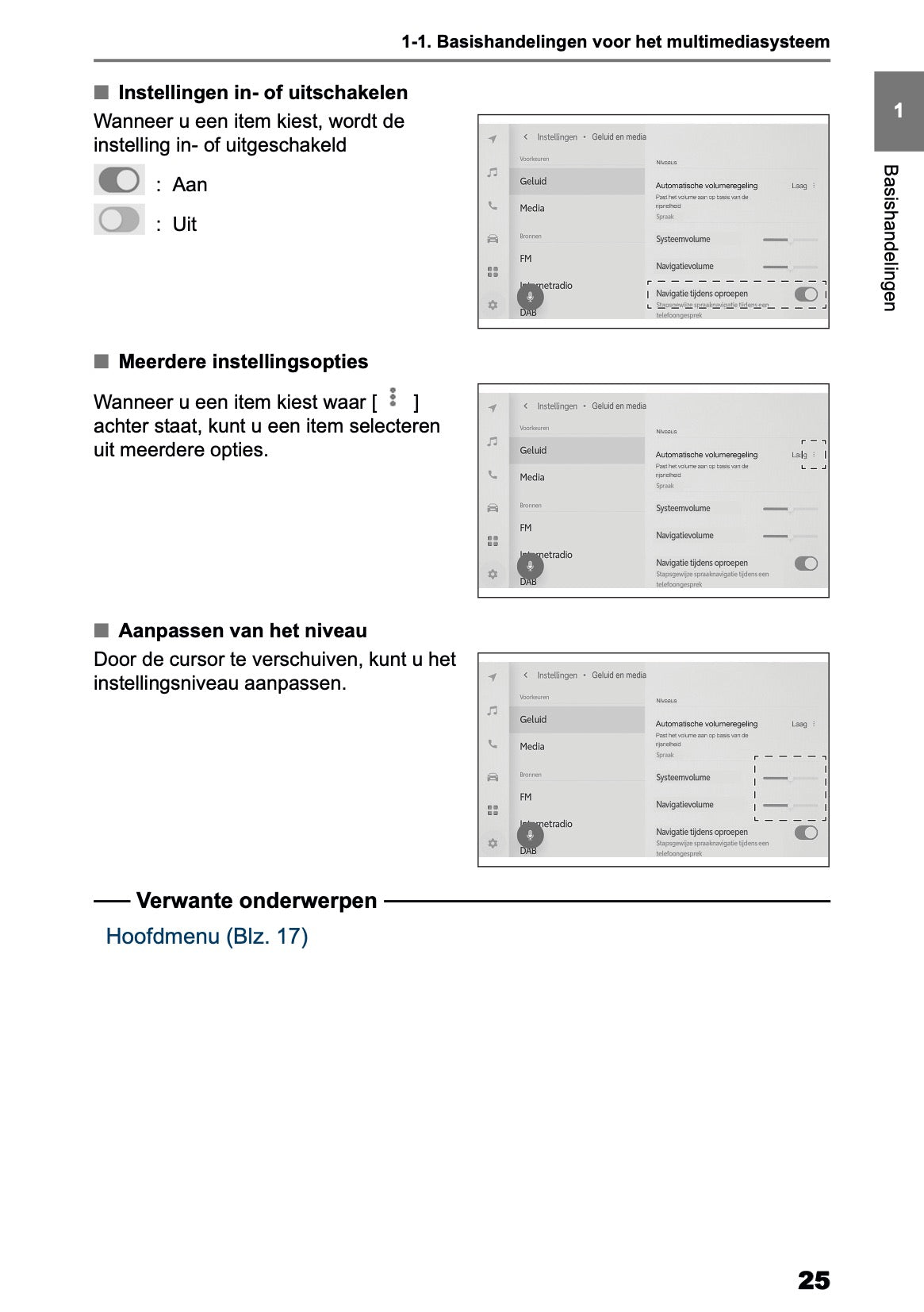 2025-2026 Toyota Aygo X Navigation Manual | Dutch