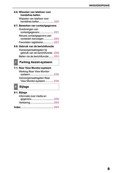 2025-2026 Toyota Aygo X Navigation Manual | Dutch