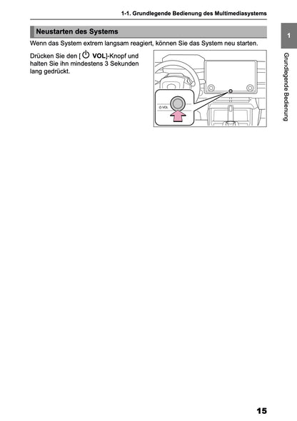 2025-2026 Toyota bZ4X Navigation Manual | German