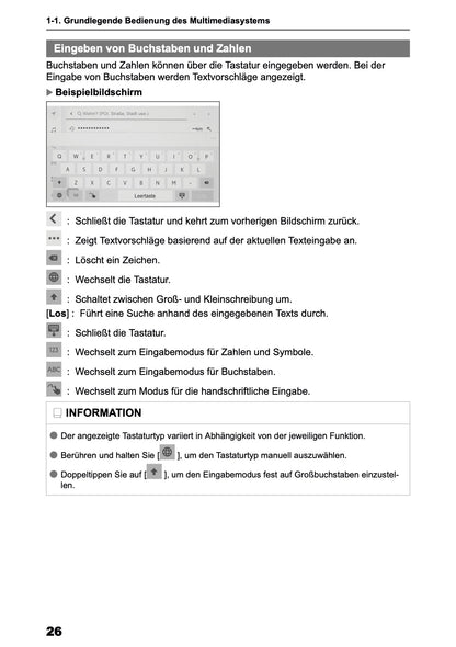 2025-2026 Toyota bZ4X Navigation Manual | German
