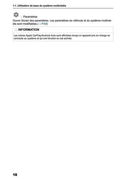 2025-2026 Toyota bZ4X Manuel d'Infotainment | Français