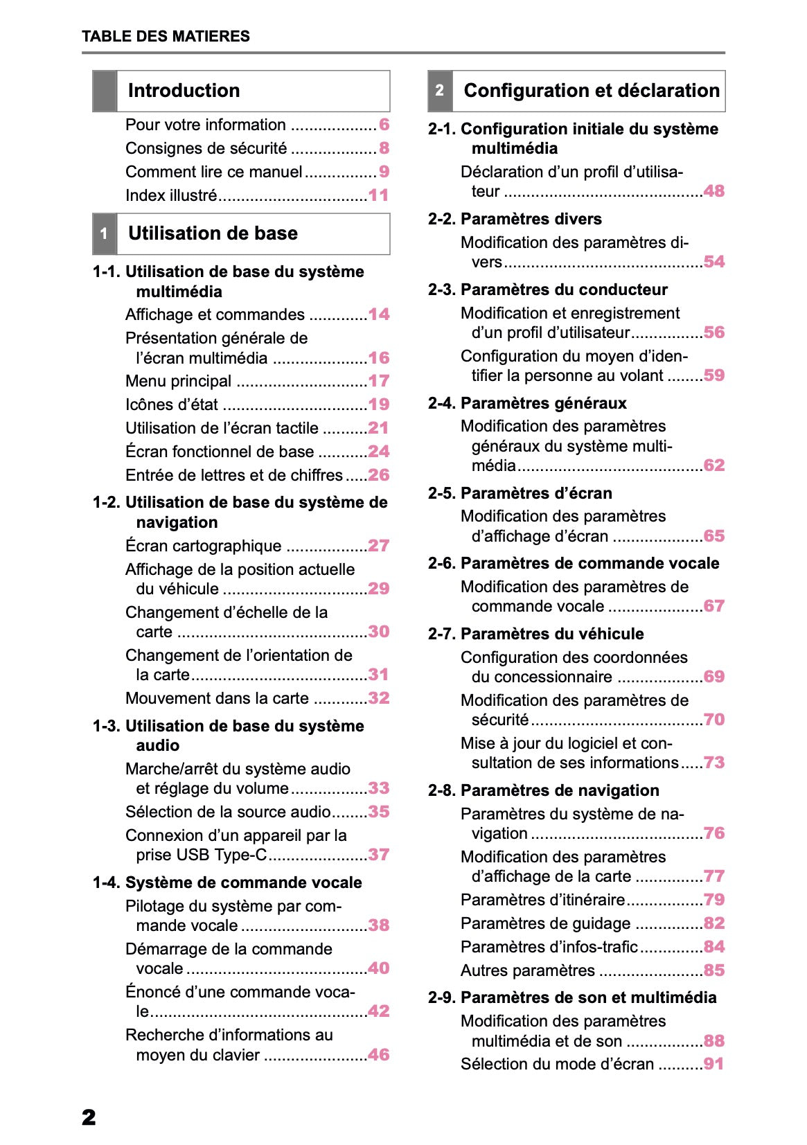 2025-2026 Toyota bZ4X Manuel d'Infotainment | Français