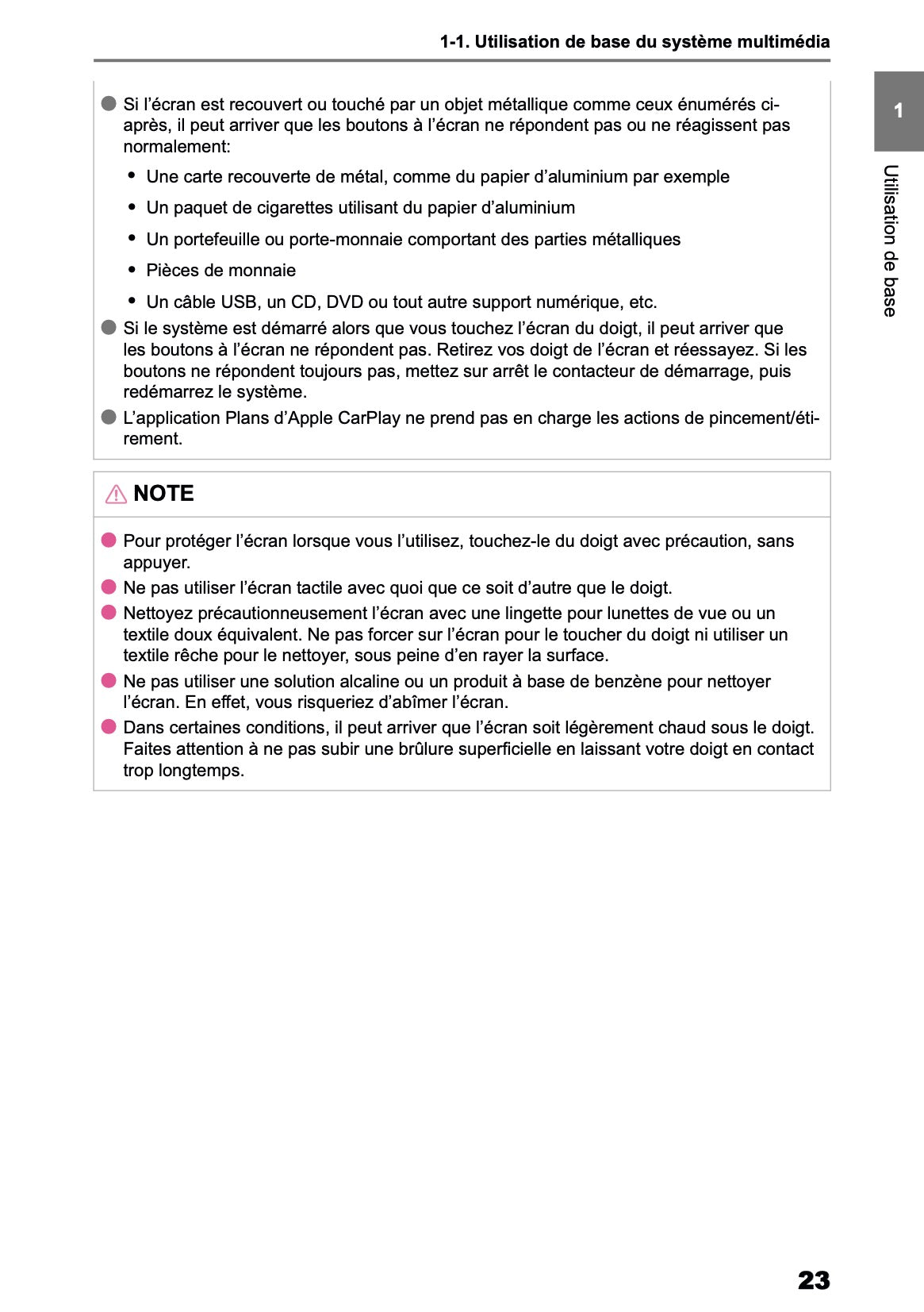 2025-2026 Toyota bZ4X Manuel d'Infotainment | Français