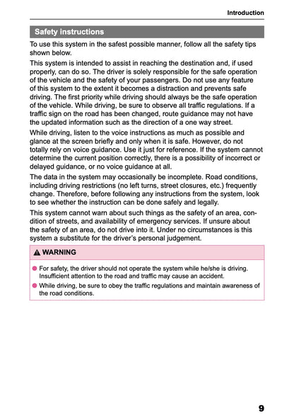 2025-2026 Toyota bZ4X Navigation Manual | English