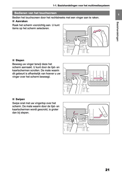 2025-2026 Toyota bZ4X Navigatie Handleiding | Nederlands