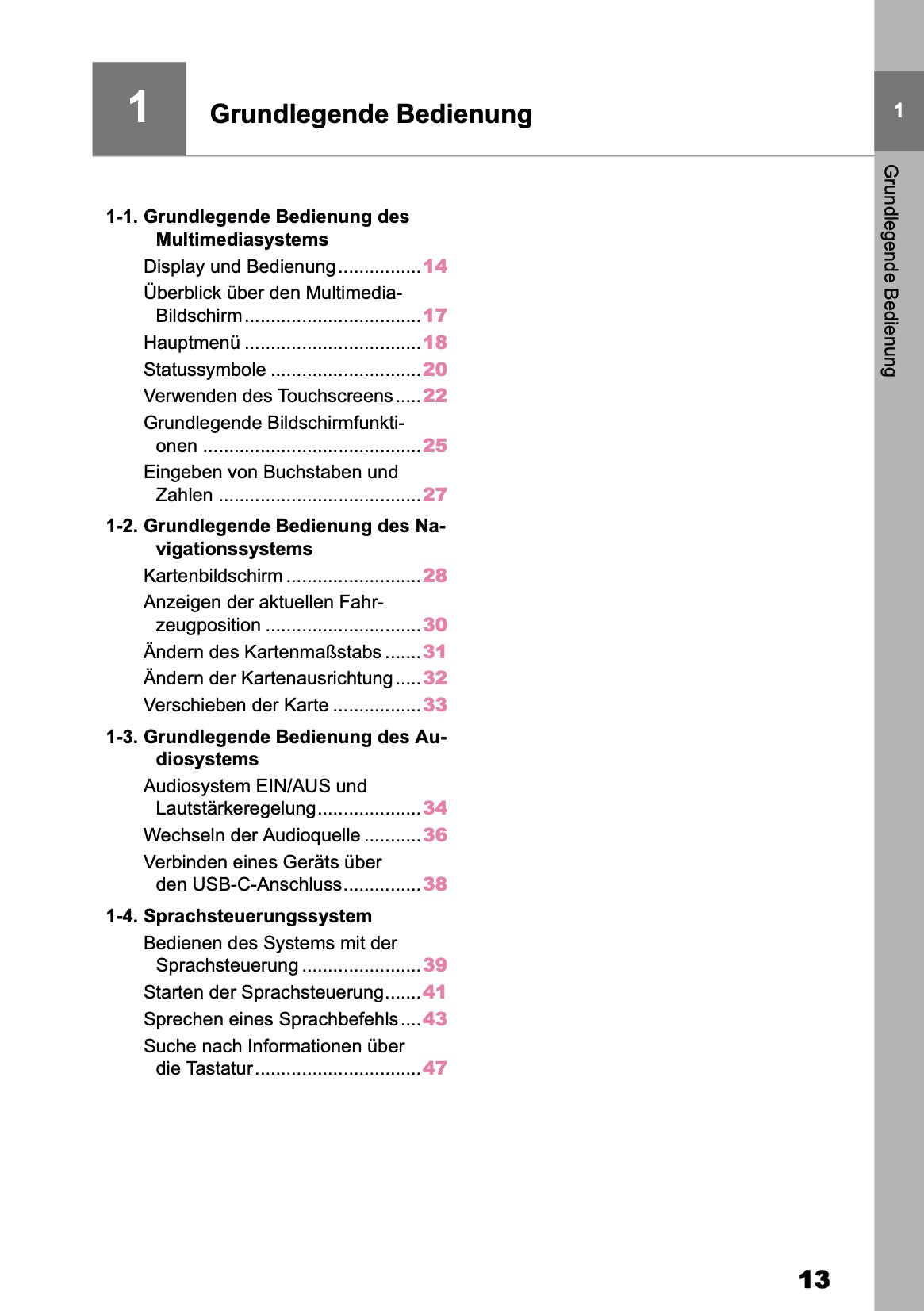 2025-2026 Toyota C-HR HEV/PHEV Navigation Manual | German