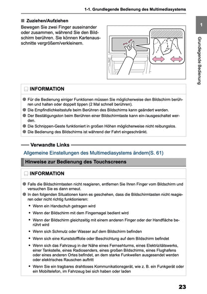 2025-2026 Toyota C-HR HEV/PHEV Navigation Manual | German