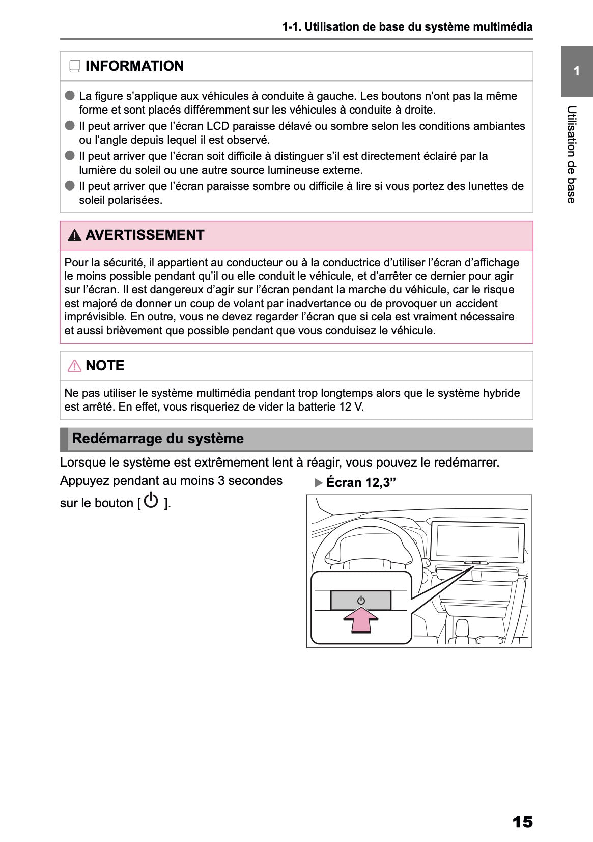 2025-2026 Toyota C-HR HEV/PHEV Navigation Manual | French