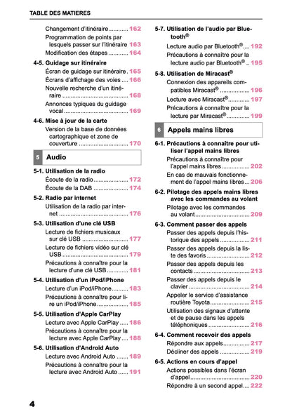 2025-2026 Toyota C-HR HEV/PHEV Navigation Manual | French