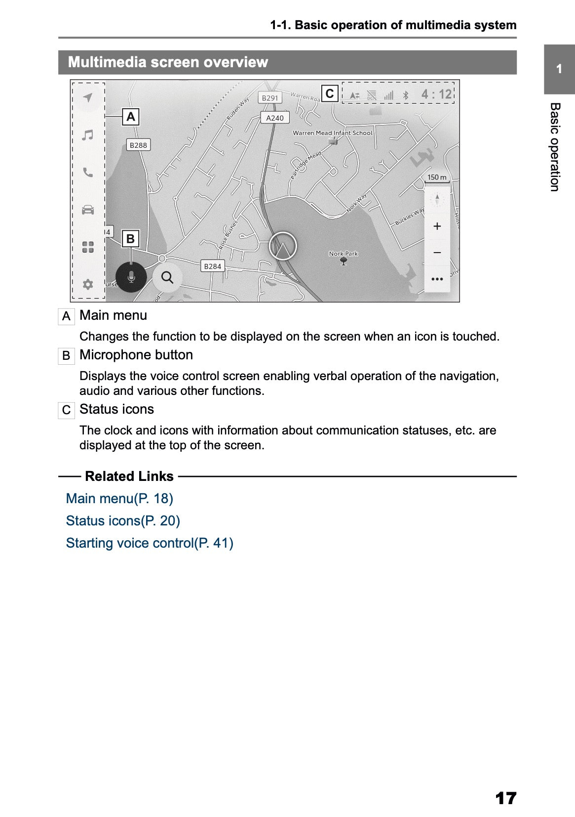 2025-2026 Toyota C-HR HEV/PHEV Navigation Manual | English