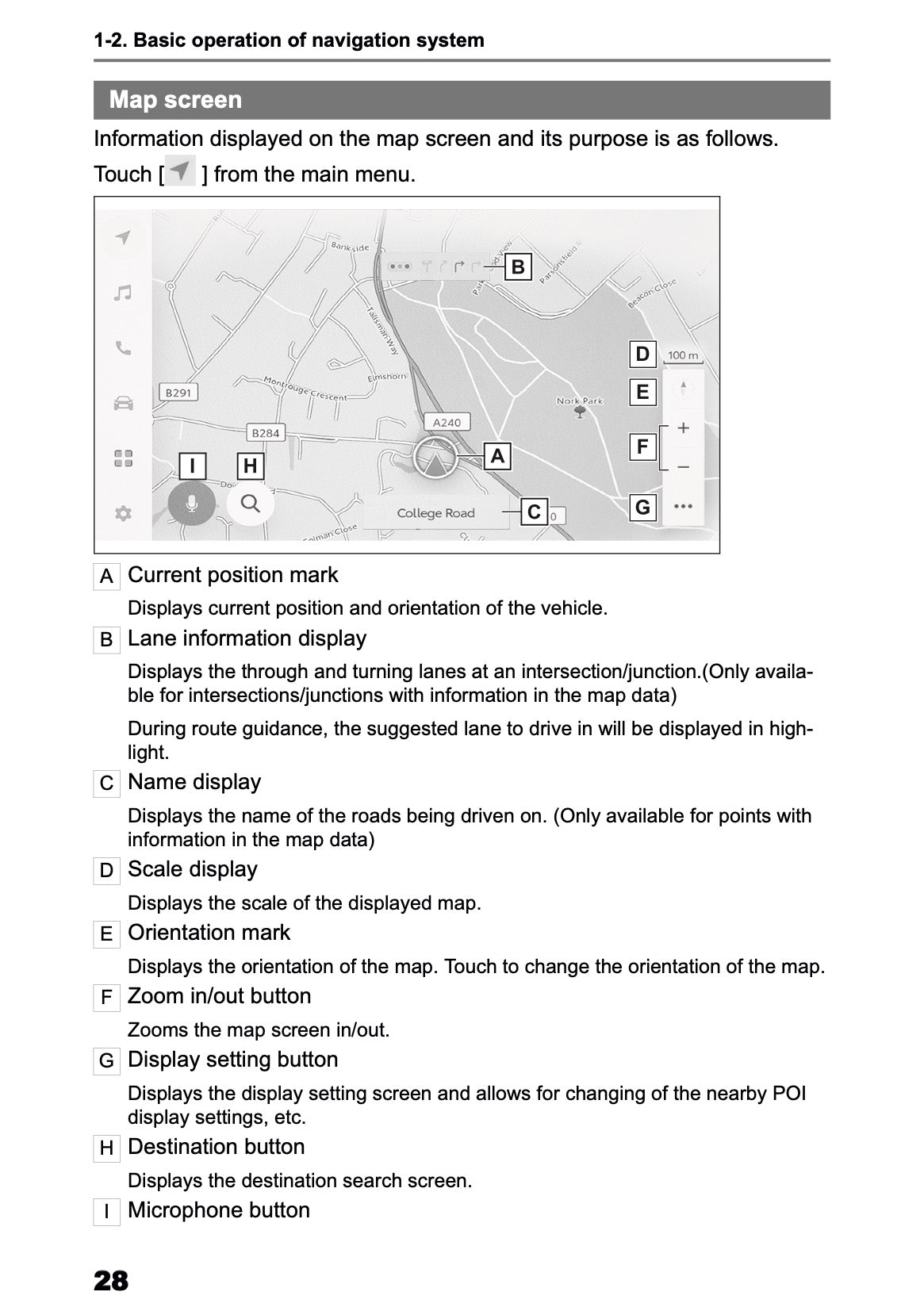 2025-2026 Toyota C-HR HEV/PHEV Navigation Manual | English