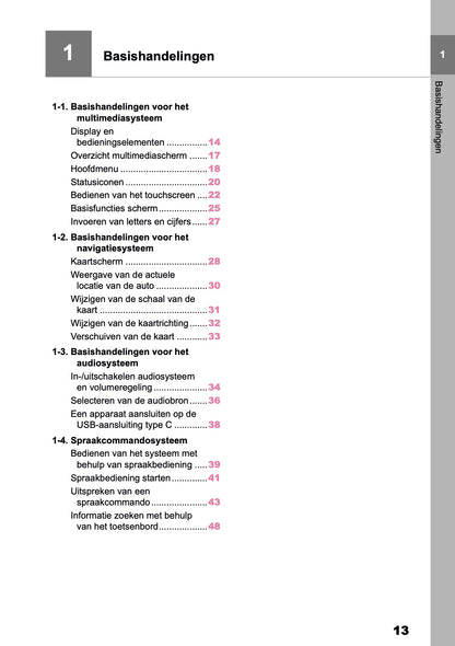 2025-2026 Toyota C-HR HEV/PHEV Navigation Manual | Dutch