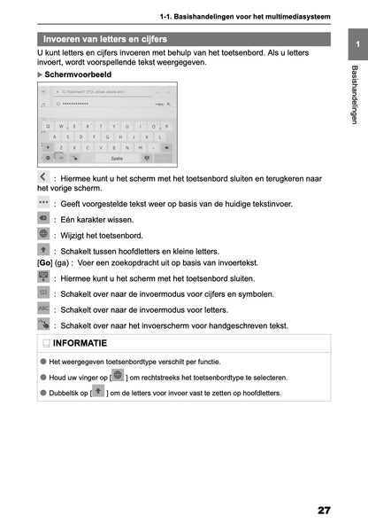 2025-2026 Toyota C-HR HEV/PHEV Navigation Manual | Dutch