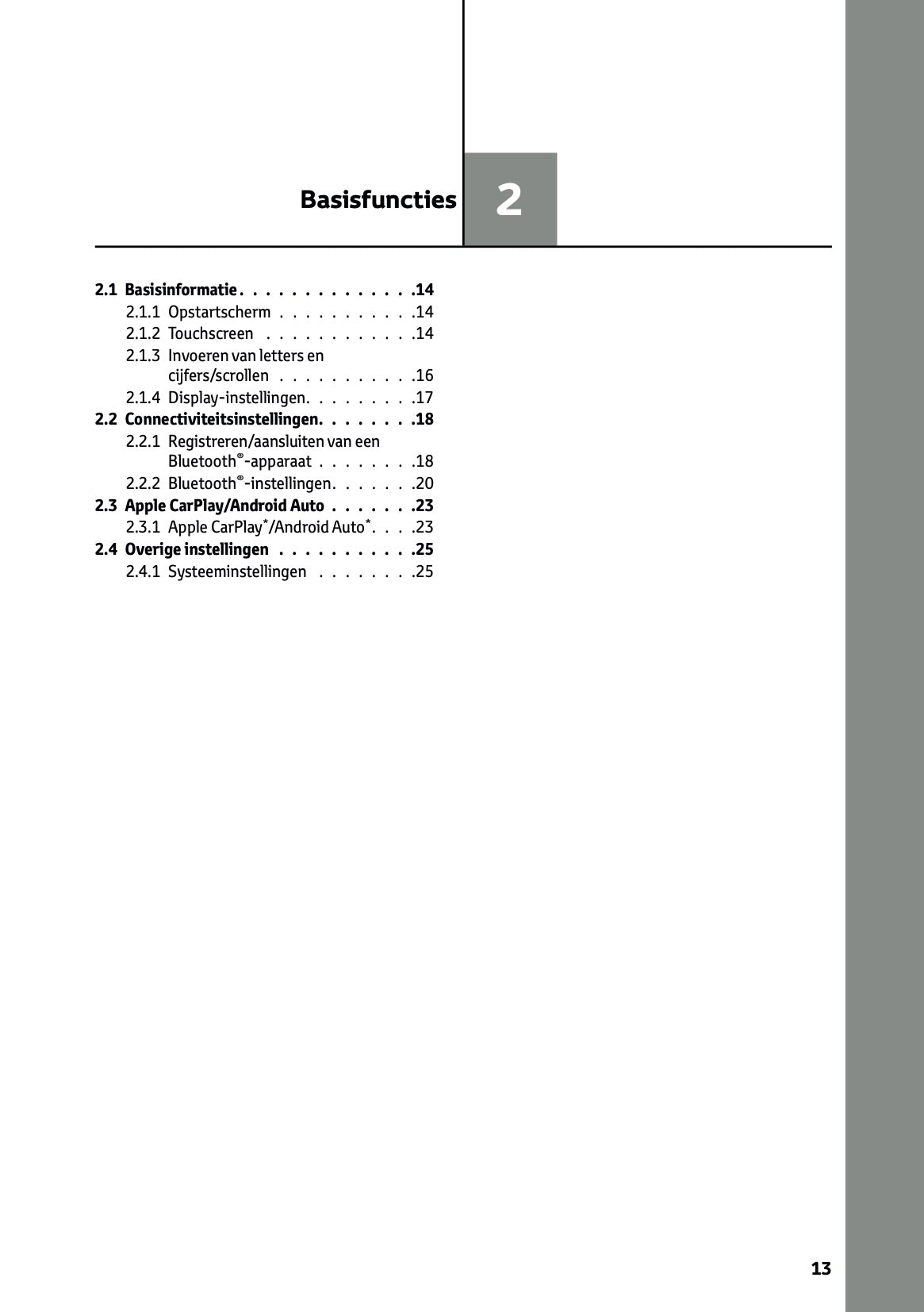 2023-2024 Toyota RAV4/RAV4 Hybrid Multi Media Manual | Dutch