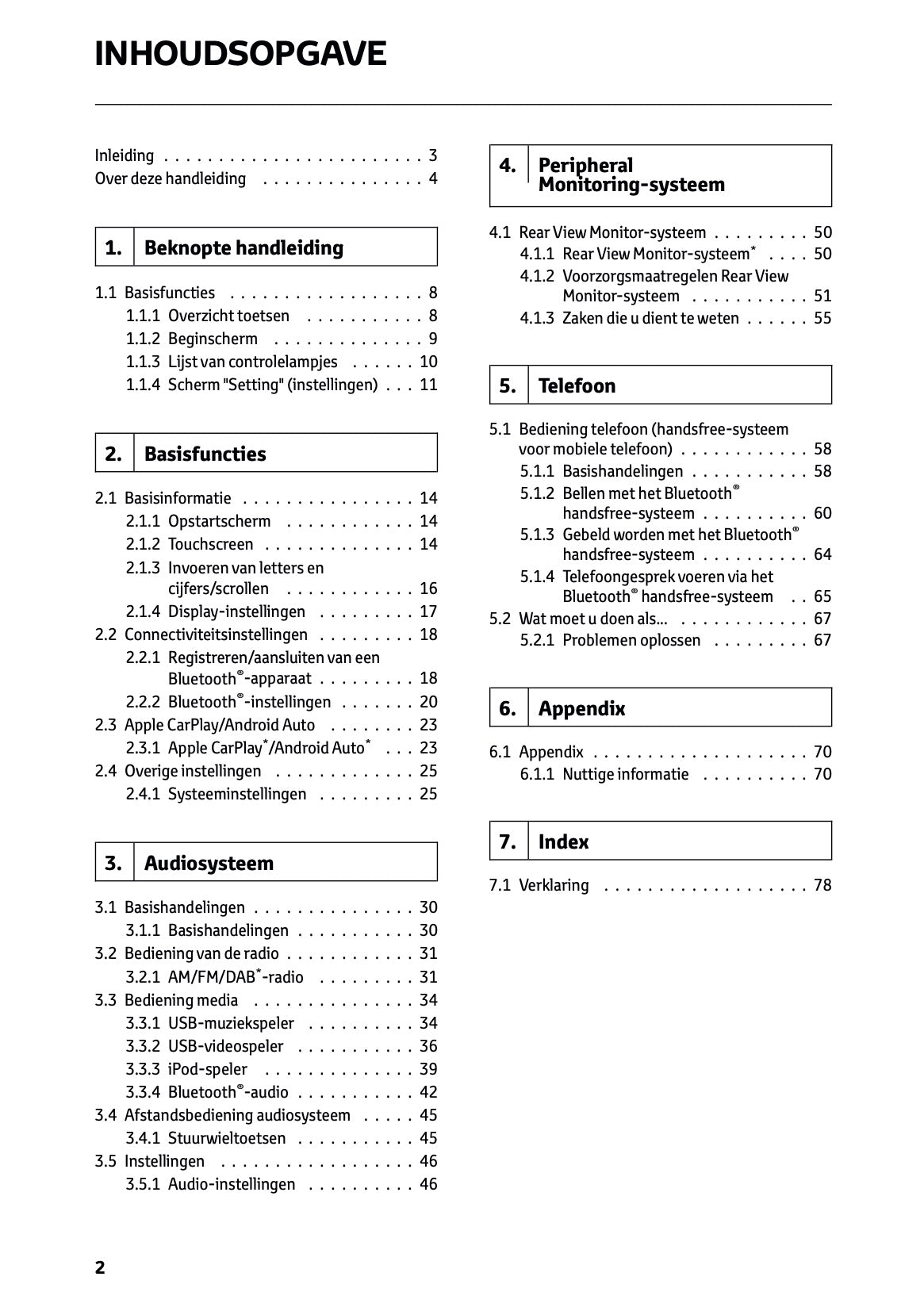 2023-2024 Toyota RAV4/RAV4 Hybrid Multi Media Manual | Dutch