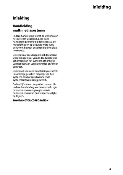 2023-2024 Toyota RAV4/RAV4 Hybrid Multi Media Manual | Dutch