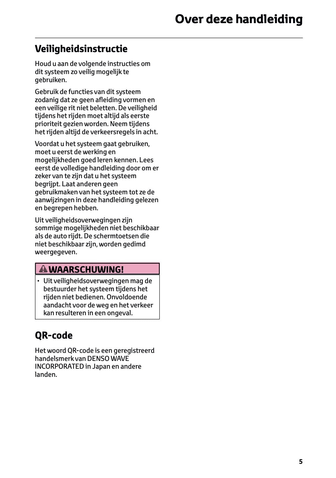 2023-2024 Toyota RAV4/RAV4 Hybrid Multi Media Manual | Dutch