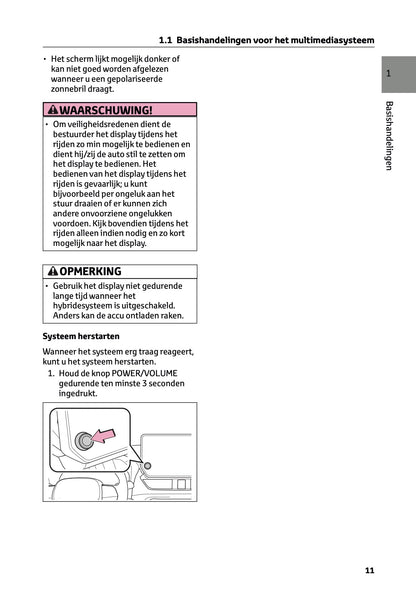 2022-2023 Toyota RAV4 Plug-in-Hybrid Navigation Manual | Dutch