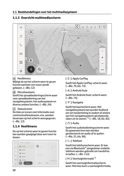 2022-2023 Toyota RAV4 Plug-in-Hybrid Navigation Manual | Dutch