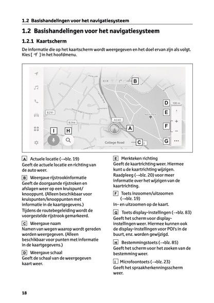 2022-2023 Toyota RAV4 Plug-in-Hybrid Navigation Manual | Dutch