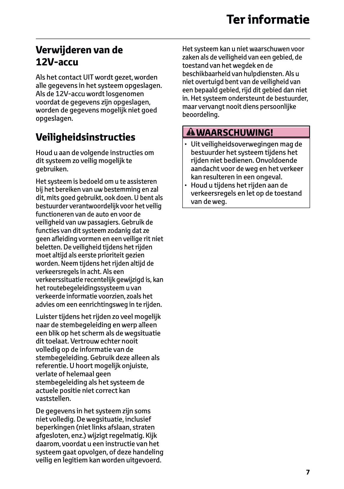 2022-2023 Toyota RAV4 Plug-in-Hybrid Navigation Manual | Dutch