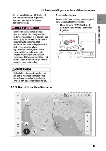 2024-2025 Toyota RAV4 Hybrid Navigatie Handleiding | Nederlands