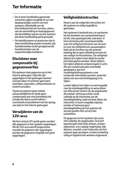 2024-2025 Toyota RAV4 Hybrid Navigatie Handleiding | Nederlands