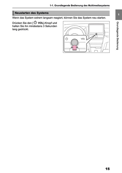 2025 Toyota Yaris Cross Hybrid Navigation Manual | German