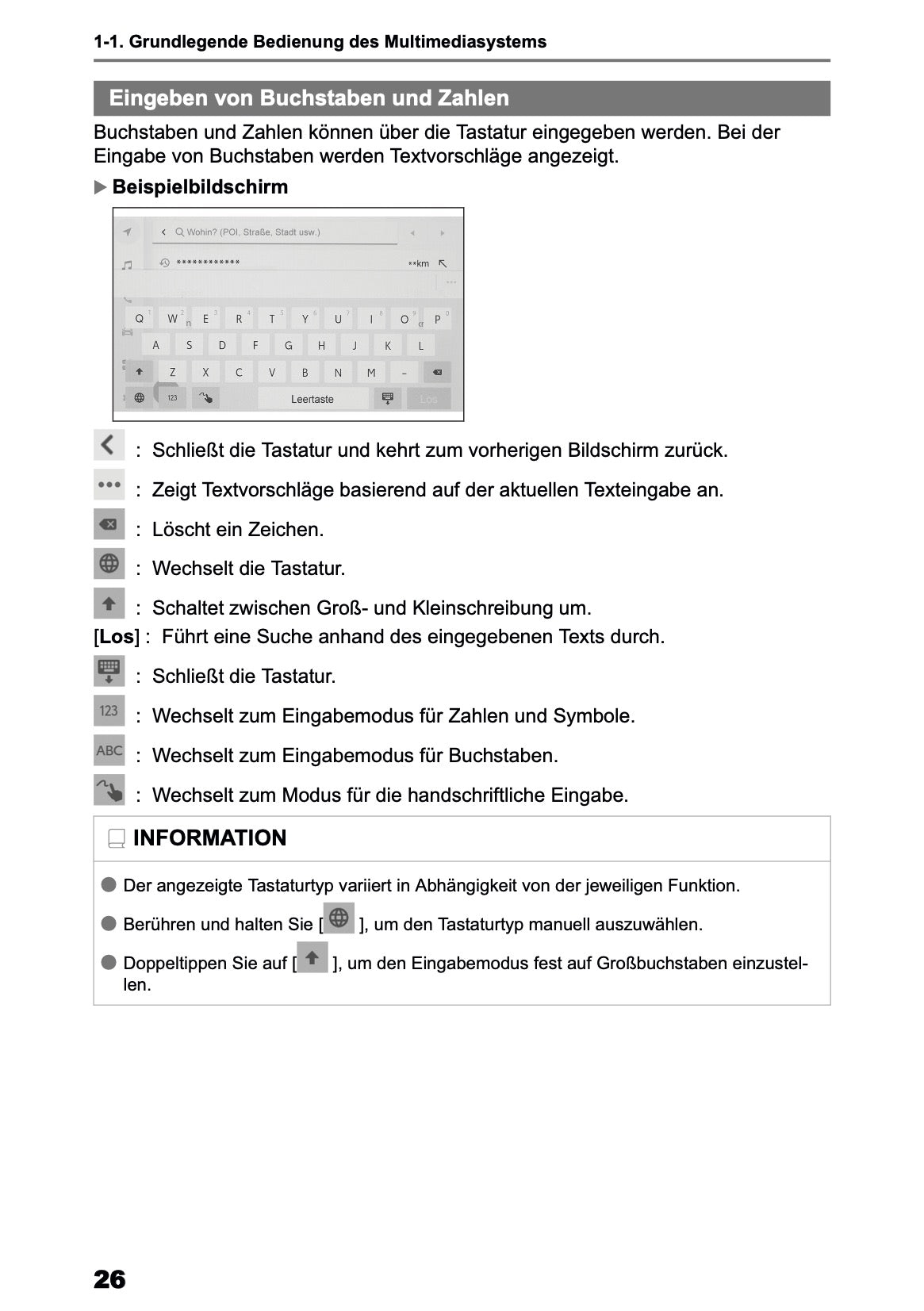 2025 Toyota Yaris Cross Hybrid Navigation Manual | German