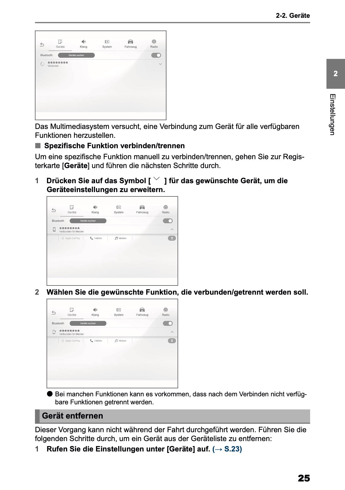 2025 Toyota Yaris Cross Hybrid Multimedia Manual | German