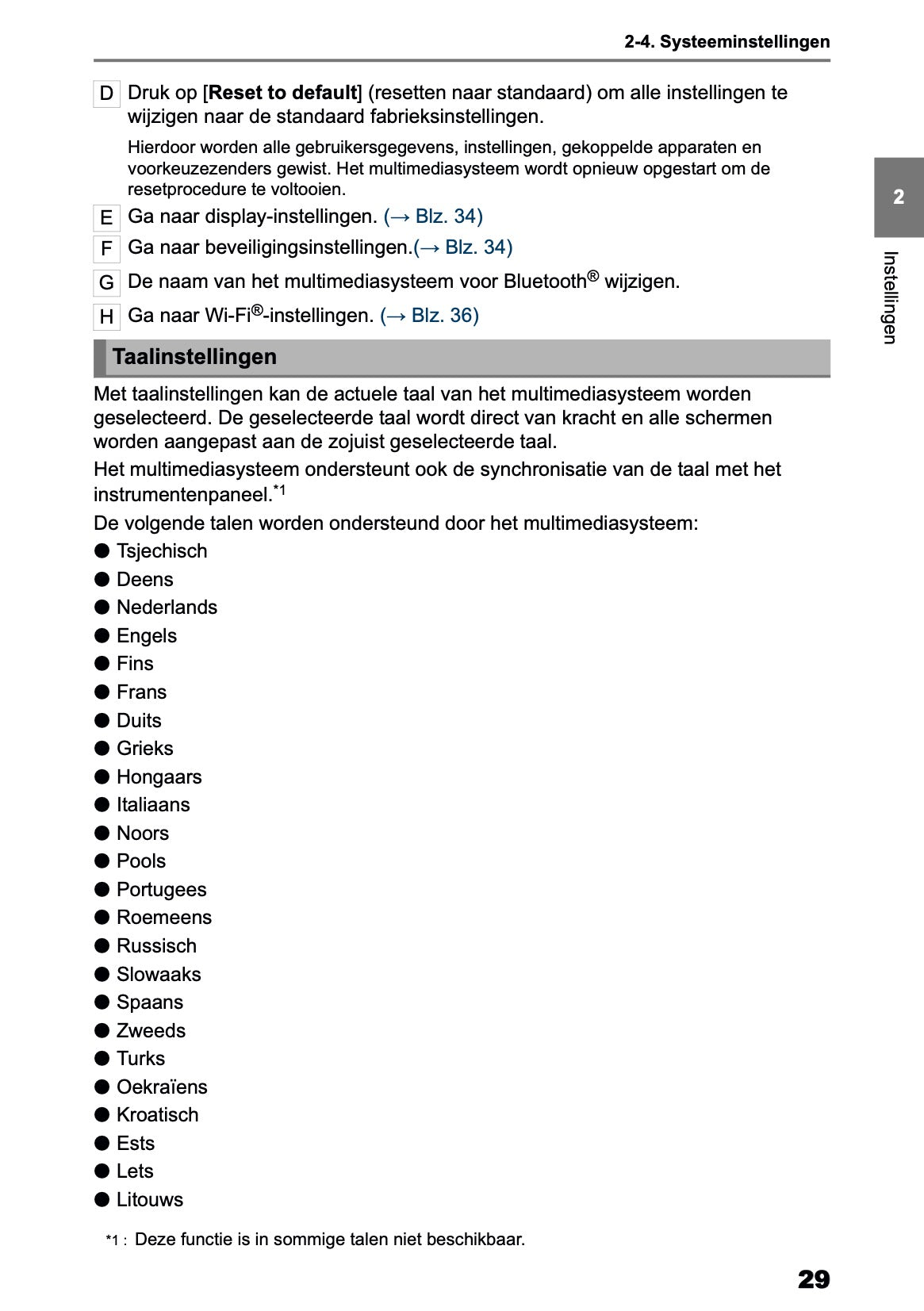 2025 Toyota Yaris Cross Hybrid Multimedia Manual | Dutch