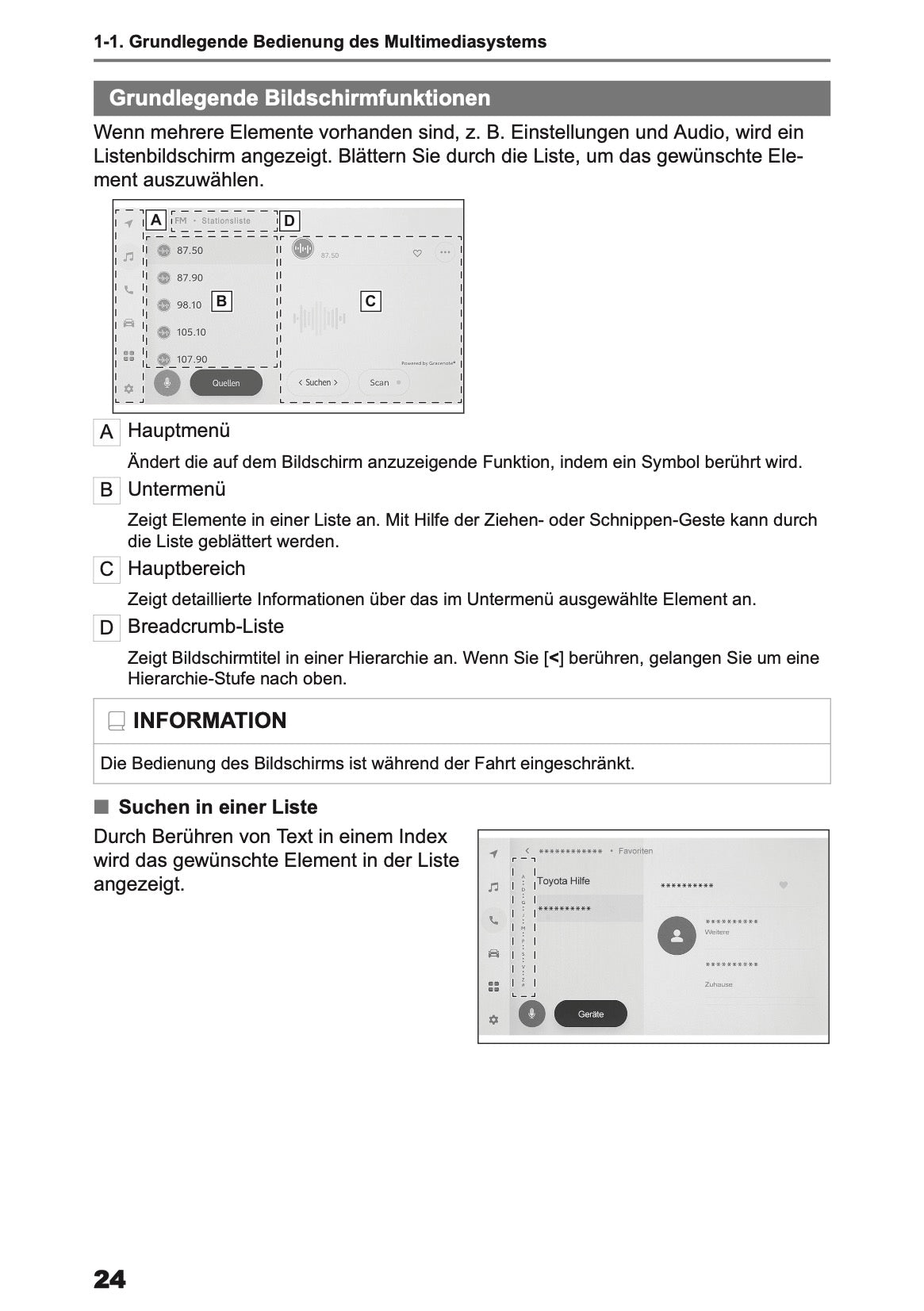 2026 Toyota Yaris Cross Hybrid Navigation Manual | German