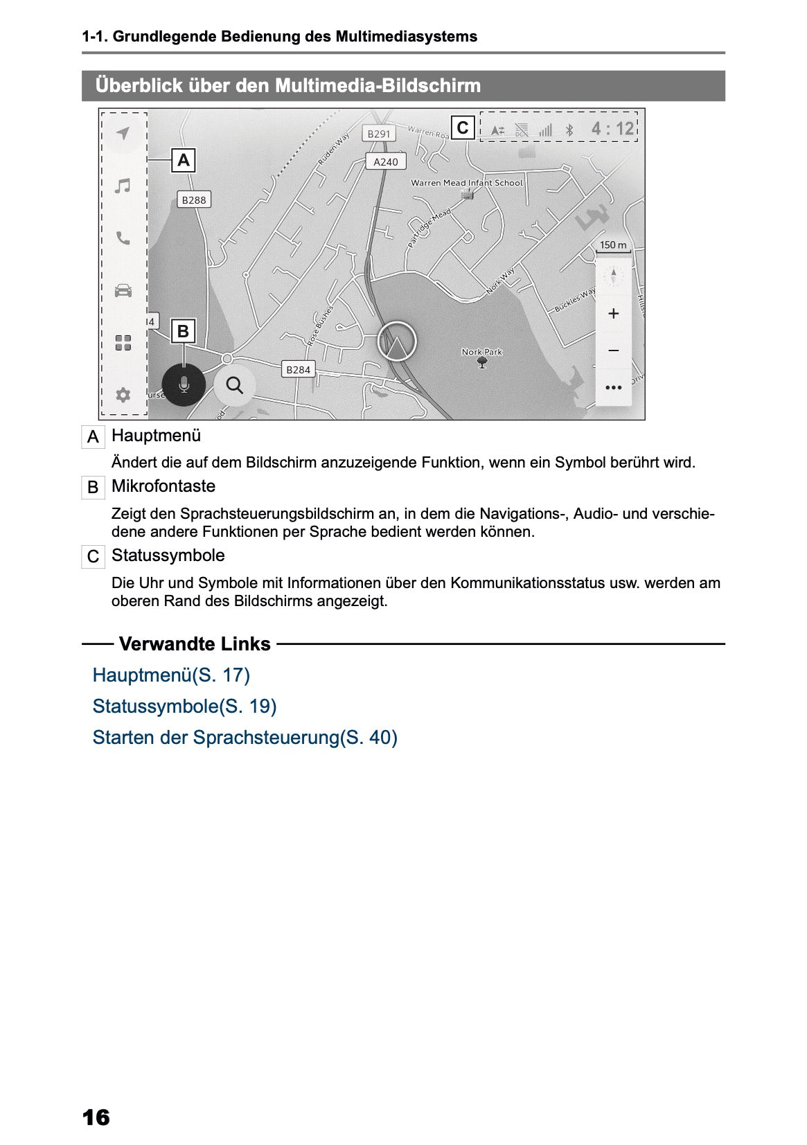 2026 Toyota Yaris Hybrid Navigation Manual | German