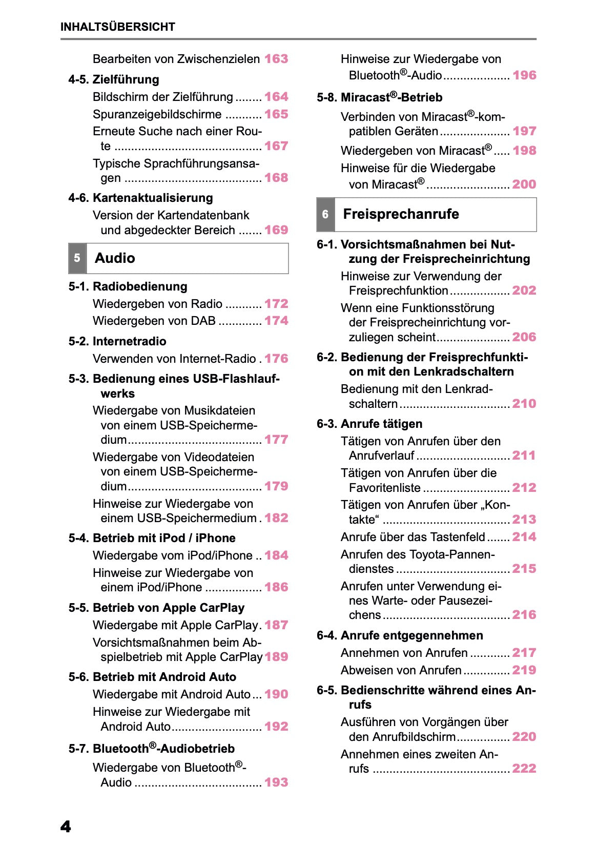 2026 Toyota Yaris Hybrid Navigation Manual | German