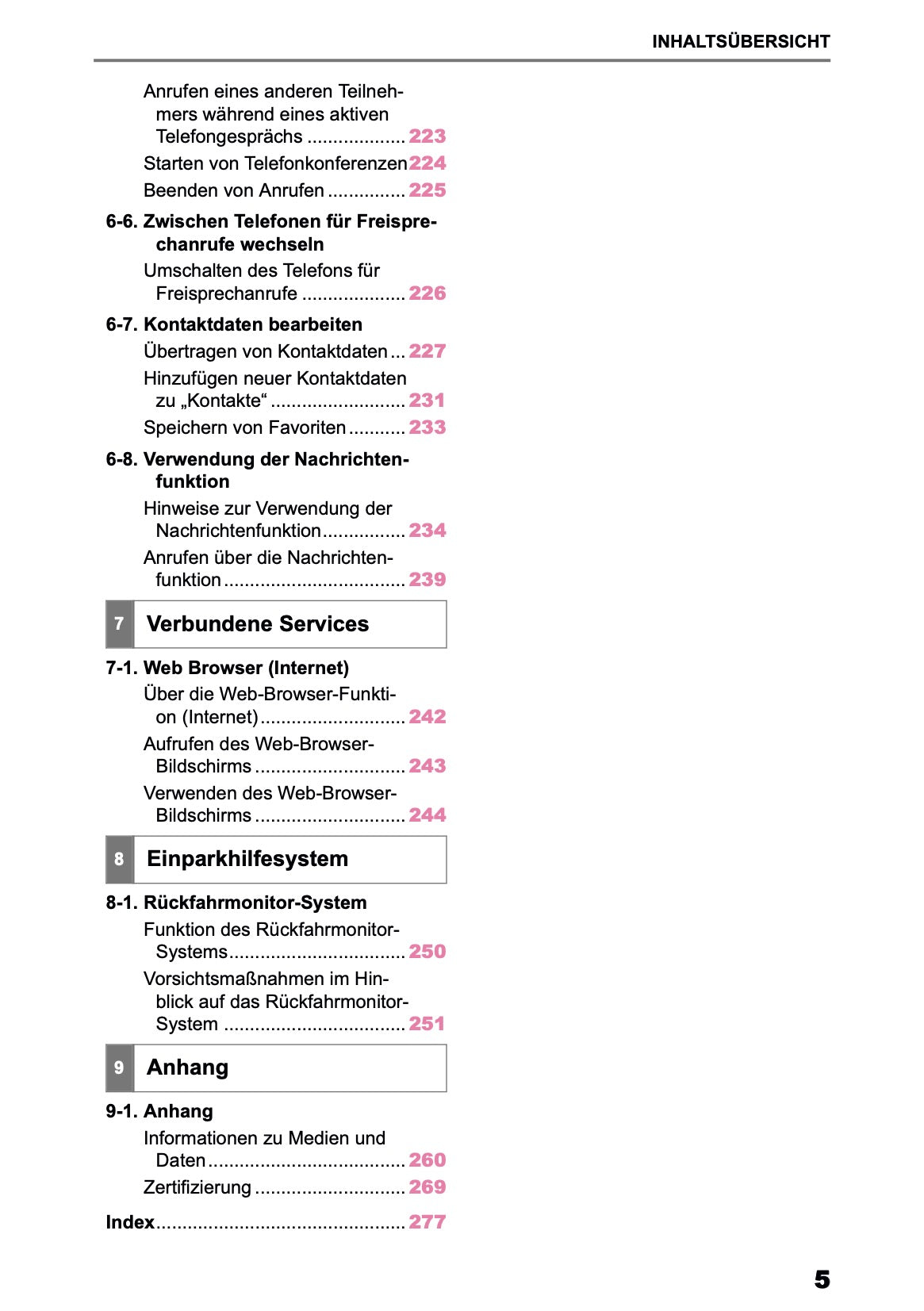 2026 Toyota Yaris Hybrid Navigation Manual | German